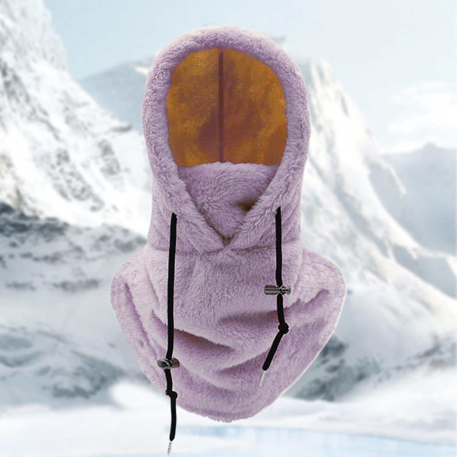 Full face muts – warme zachte muts die het hele gezicht bedekt – heerlijk tegen de koude winterdagen