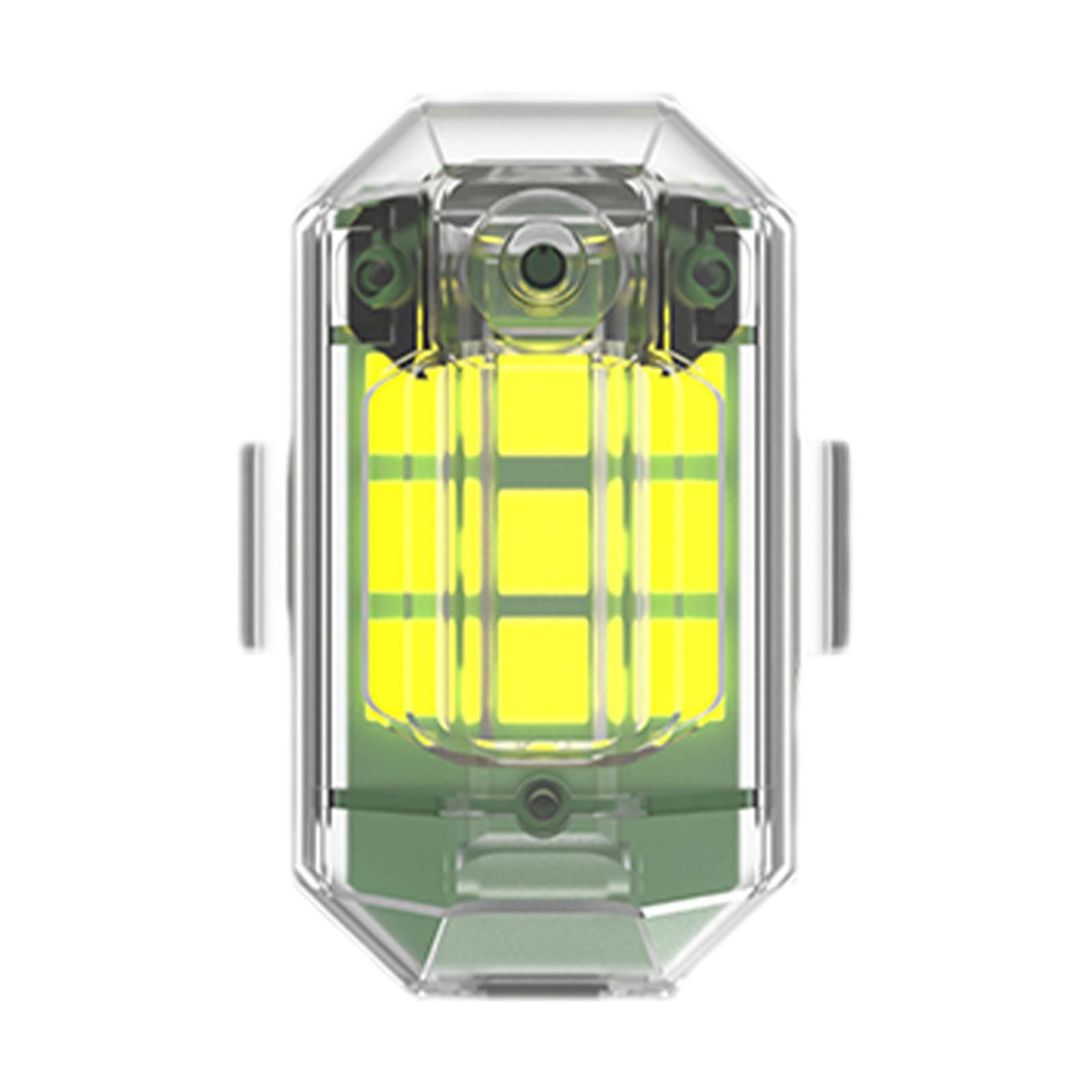 LED lamp - 7 knipper standen - 8 kleuren in één lamp - auto - motor - fietsverlichting - drone - boot - USB oplaadbaar - afstandsbediening - Waarschuwingsverlichting - Decoratie licht