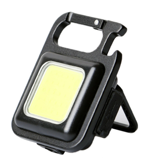 Mini LED lamp – Werklicht – Sleutelhanger – Magneet – Flesopener – Multifunctioneel – Kamperen – 4 verschillende lichtmodi – Oplaadbaar via USB – Onmisbare tool voor aan je sleutelbos of in de werkplaats