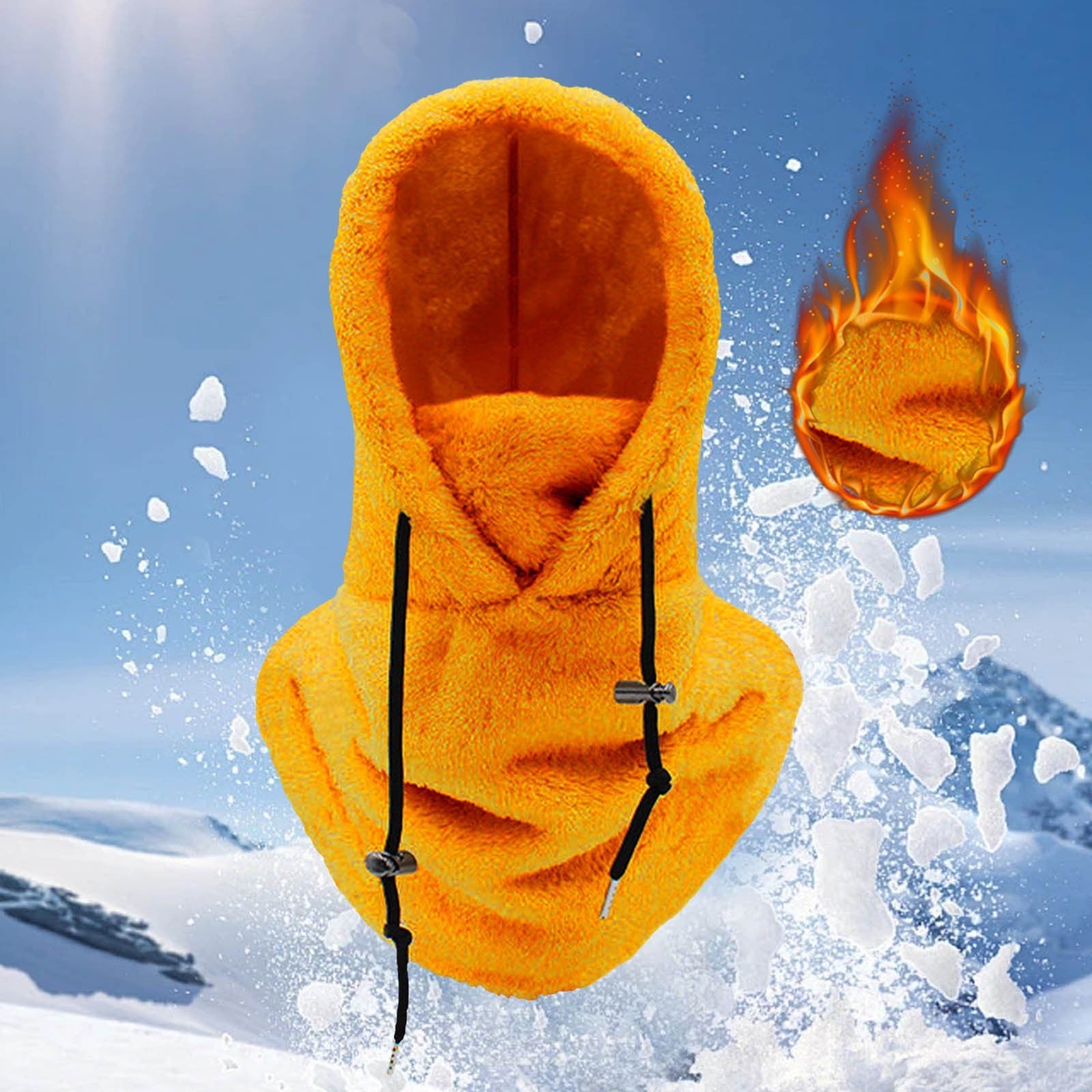 Full face muts – warme zachte muts die het hele gezicht bedekt – heerlijk tegen de koude winterdagen