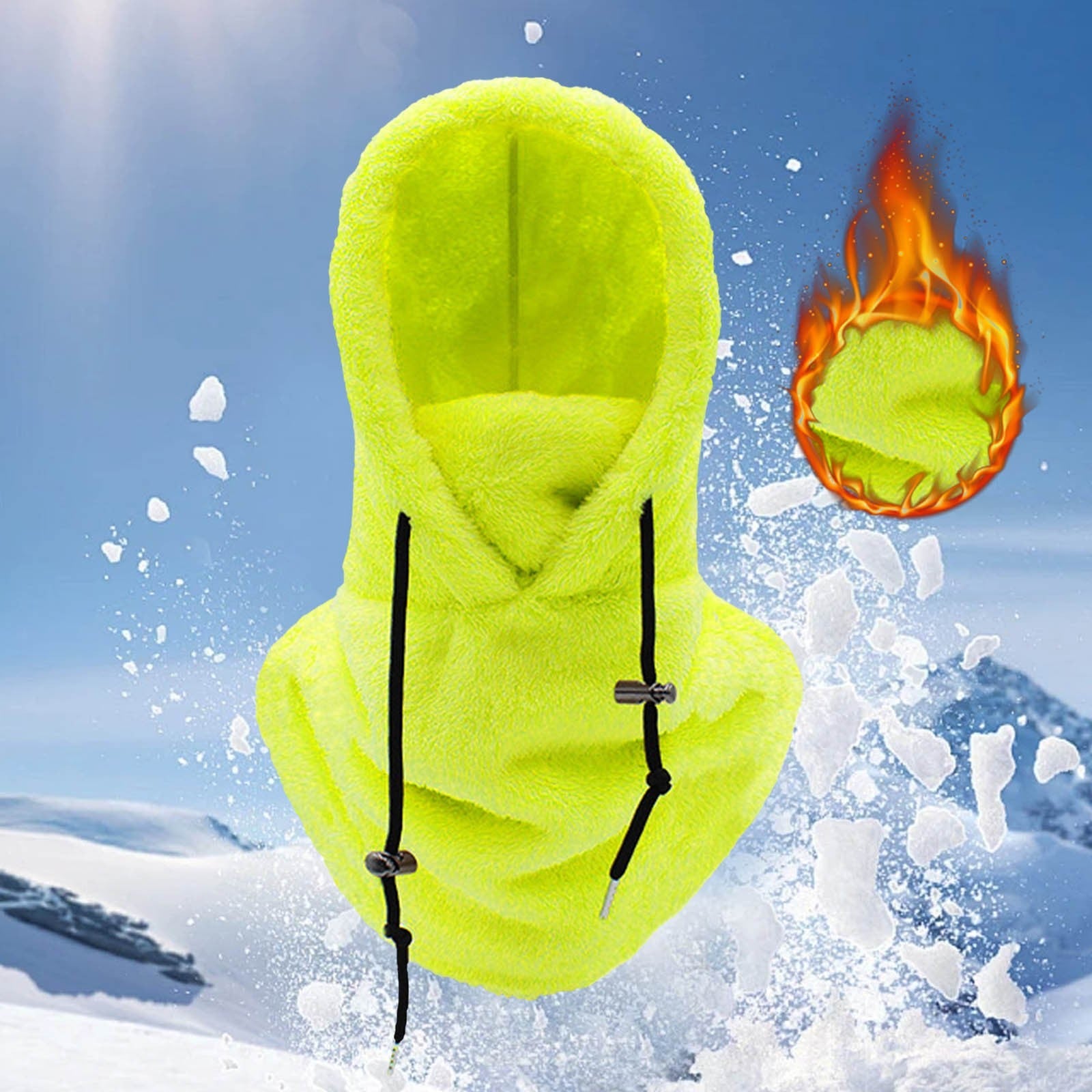 Full face muts – warme zachte muts die het hele gezicht bedekt – heerlijk tegen de koude winterdagen